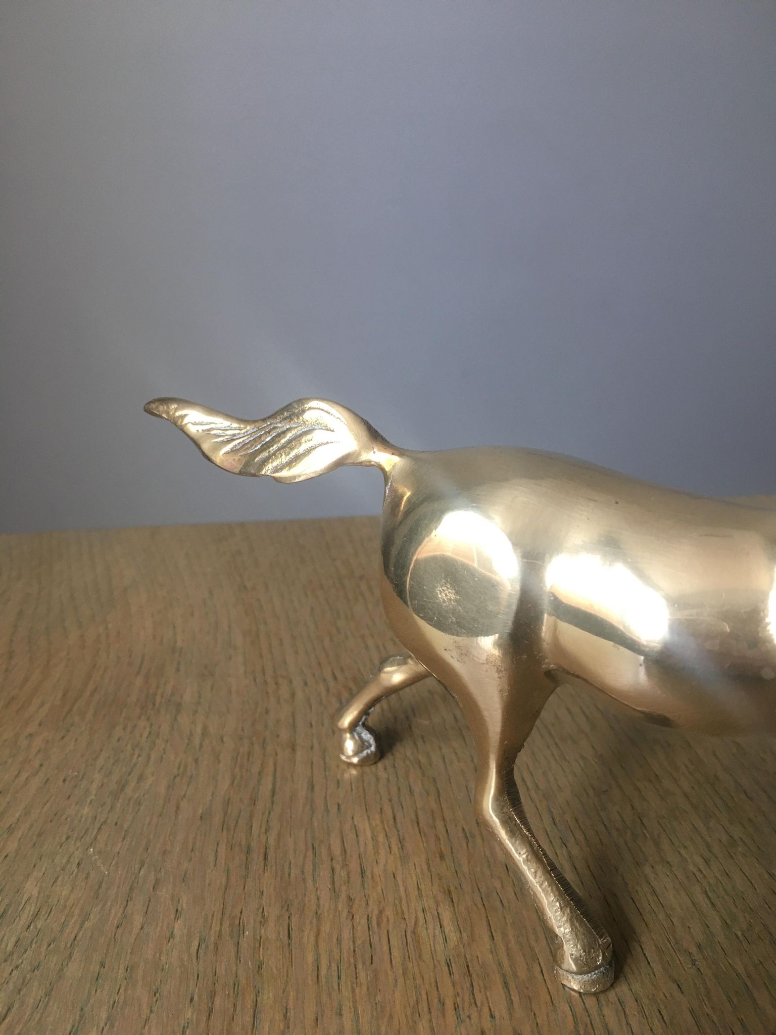 Brass horse