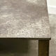 French 1970s slate & solid oak coffee table — textural slate slab, sculptural presence