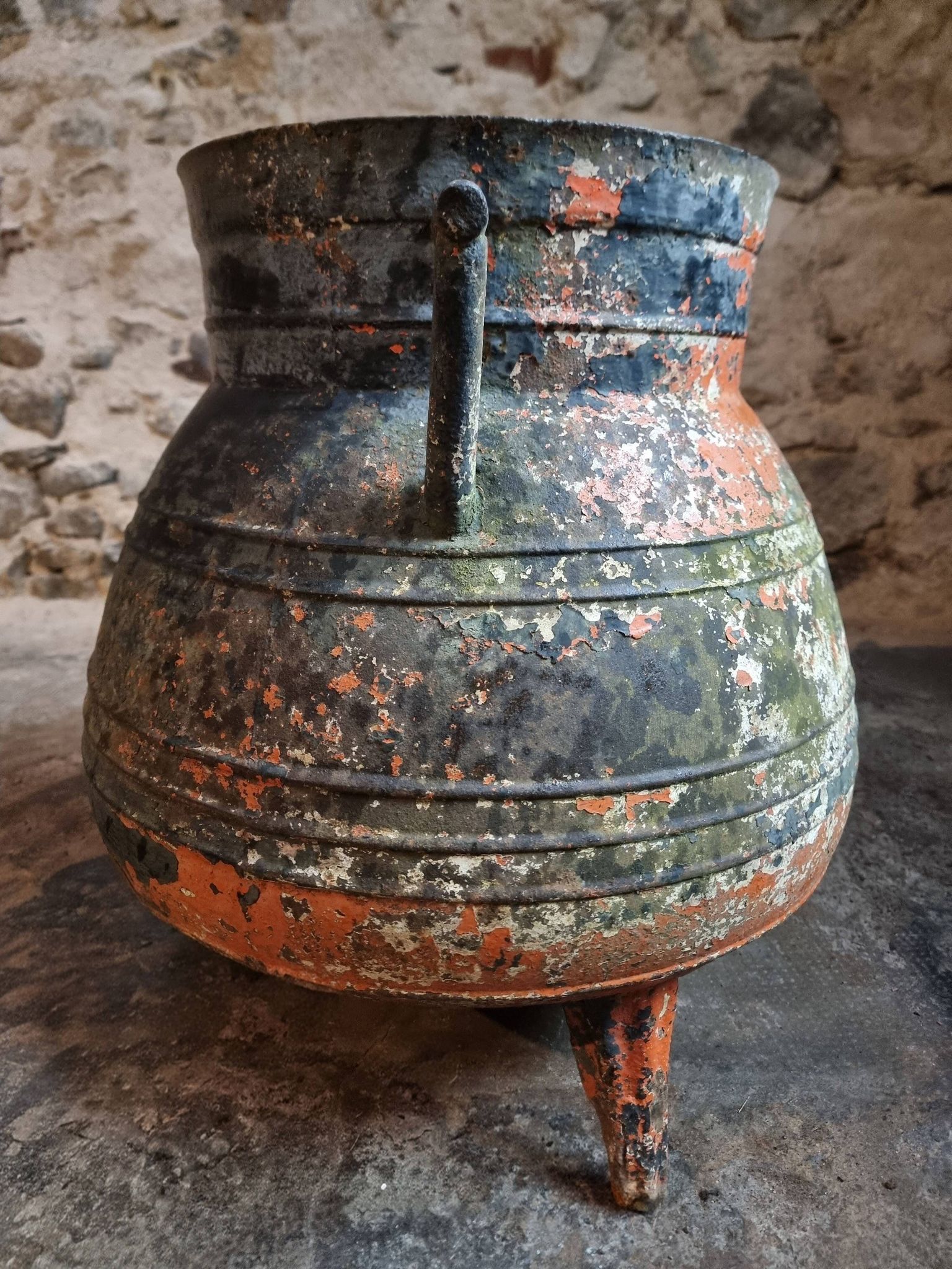 Set of antique cast iron pots (cauldrons), France, 1880–1900