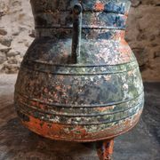 Set of antique cast iron pots (cauldrons), France, 1880–1900