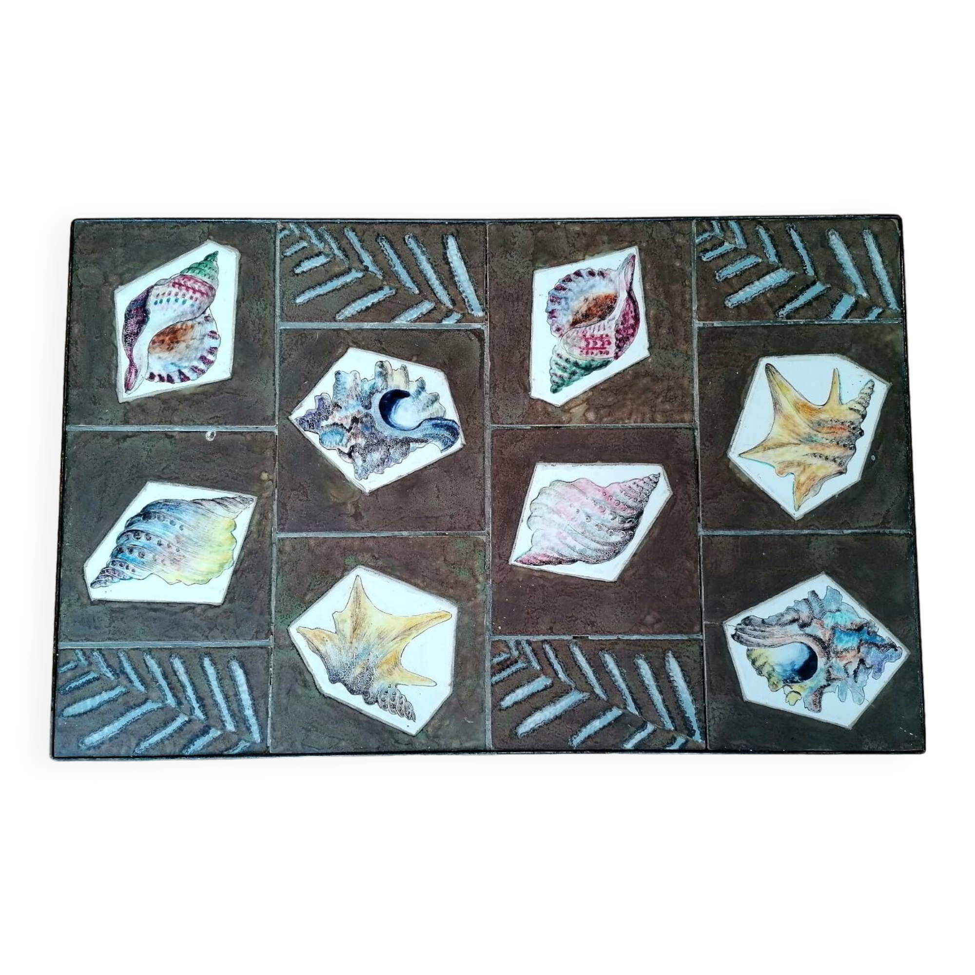 Vallauris coffee table, 1960. Mme Roux decor