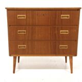 Commode scandinave en teck, Suède 1960