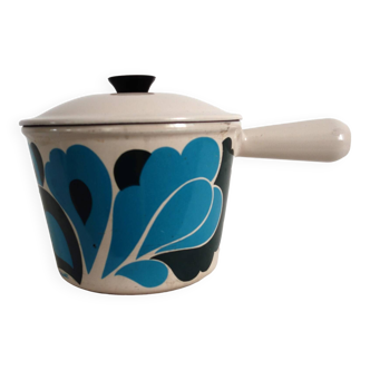 Le Creuset enameled cast iron fondue pot, 1970s