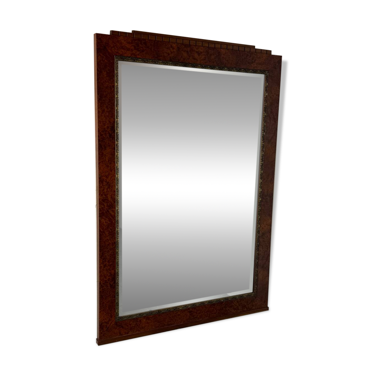 Grand miroir mural Art déco français, années 1930