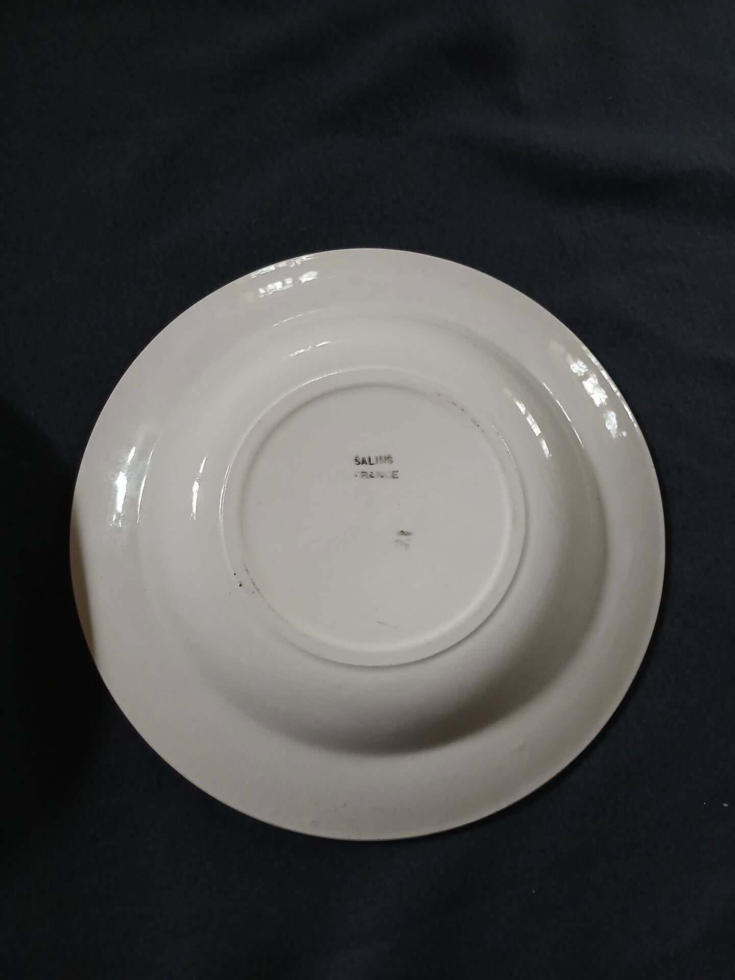 8 mismatched antique deep plates