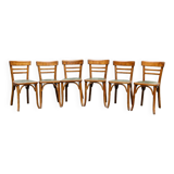 Set of 6 Baumann bistro chairs