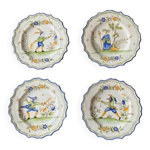 Ensemble d’assiettes - xviiie