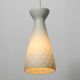 Mid Century glass Diabolo pendant lamp by Aloys Gangkofner Peill & Putzler