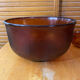 Salad bowl + 11 cups vereco frosted moulded amber glass 1970s vintage