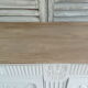 Art Deco buffet in patinated oak grey pearl platter wood tray waxed finish. Vintage buffet of the 30s revisited for a family home spirit in the spirit of the times. L 145 cm P 51 cm H 98 cm