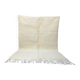 Simple Moroccan rug in natural wool, 250cm x 150cm