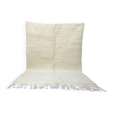 Tapis marocain simple en laine naturelle 250cmx150cm