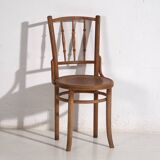 Ancienne chaise Thonet avec assise gravée (c.1920) #4