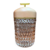 Hermès x Saint-Louis Folia White Oak Portable Crystal Lamp
