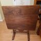 Table lyre pliante dite de vigneron