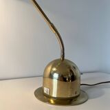 1980s brass articulated desk lamp