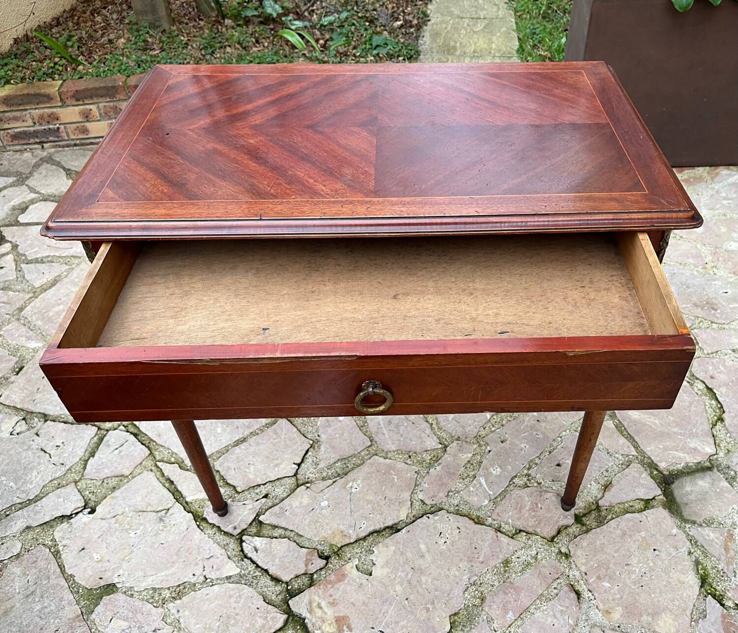 Old wooden desk