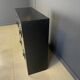 Black brutalist bar cabinet, 1970s