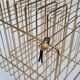 Porte-revue vintage "wire" en métal doré