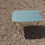 Golden brass coffee table