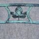 Set of 1 Table and 4 Chairs wrought iron 80s