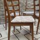 Set of 4 vintage Welzel chairs in 1970s Scandinavian style.