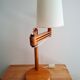 Vintage pine articulated lamp