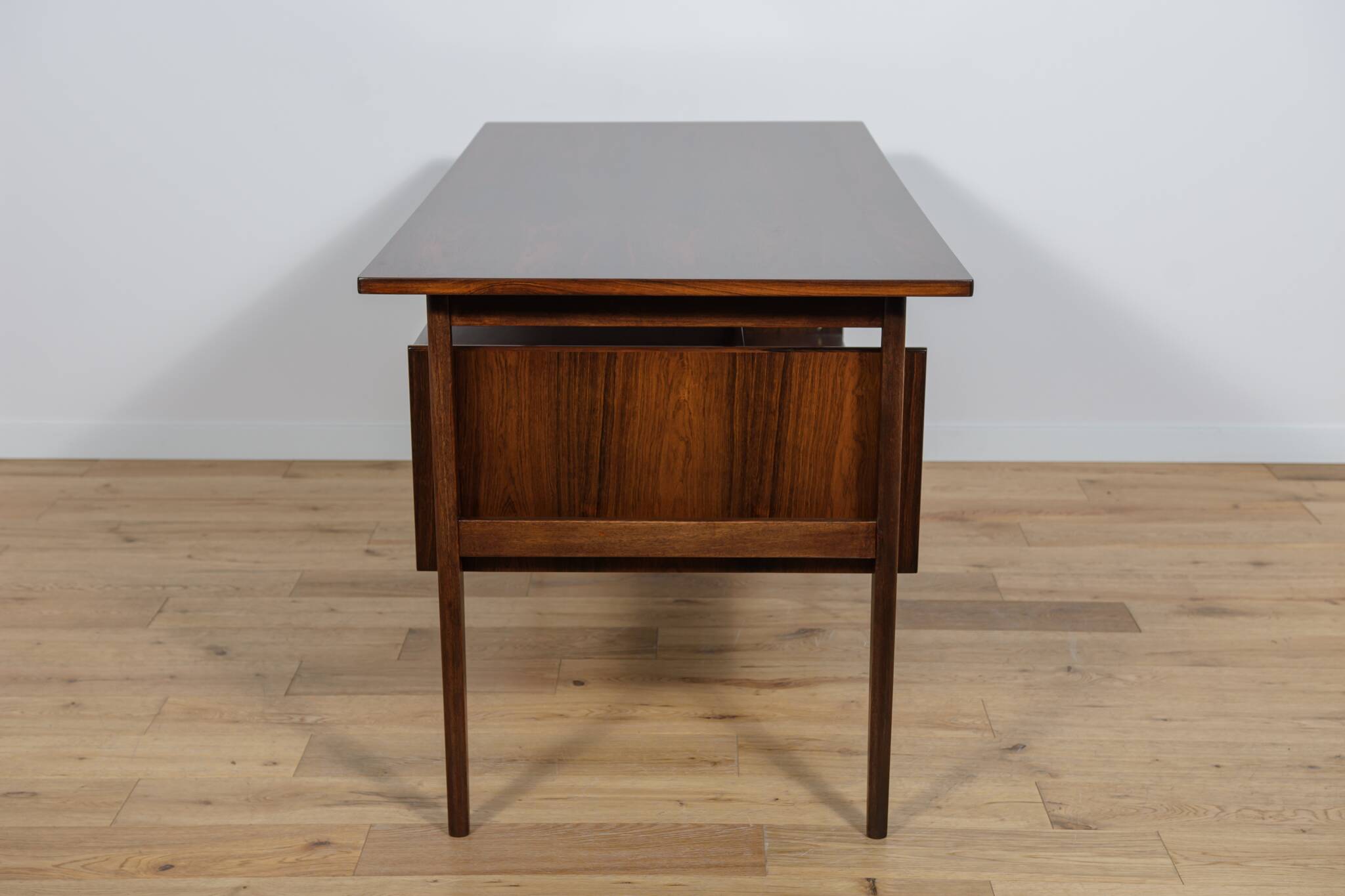Mid Century Rosewood Desk by Gunnar Nielsen Tibergaard for Tibergaard, 1960s