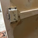 Small one-door Art Deco cabinet with a patina.