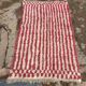 Handmade pure wool traditional red carpet, 2.5/3.5 m.