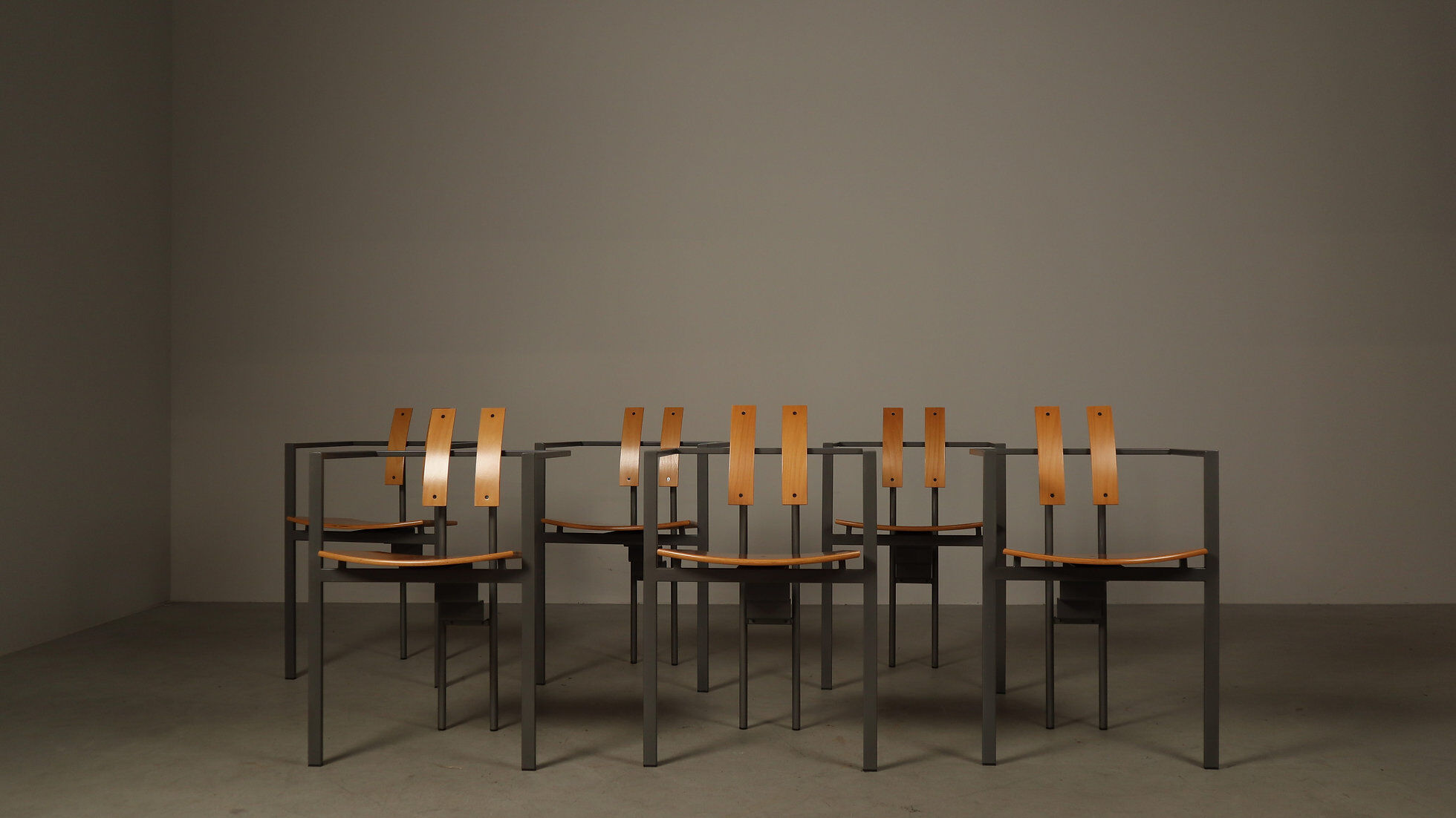 Set of six Trix chairs by Karl-Friedrich Förster for KFF, Germany, 1980s
