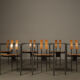 Set of six Trix chairs by Karl-Friedrich Förster for KFF, Germany, 1980s