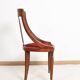 Chaise gondole Art Déco en bois massif
