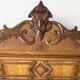 Antique Louis-Philippe style walnut veneer wardrobe – 2 doors