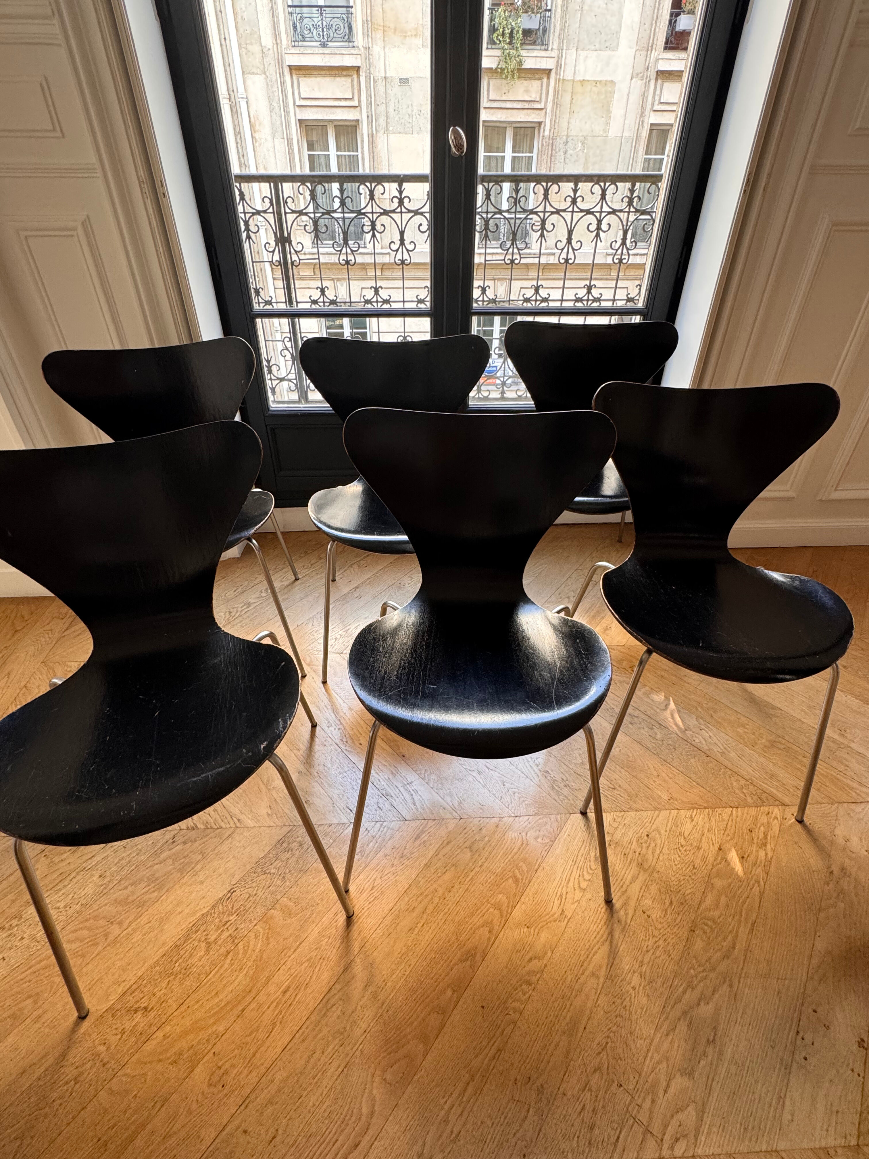 6 Ant Chair, Danish designer Fritz Hansen, 1968