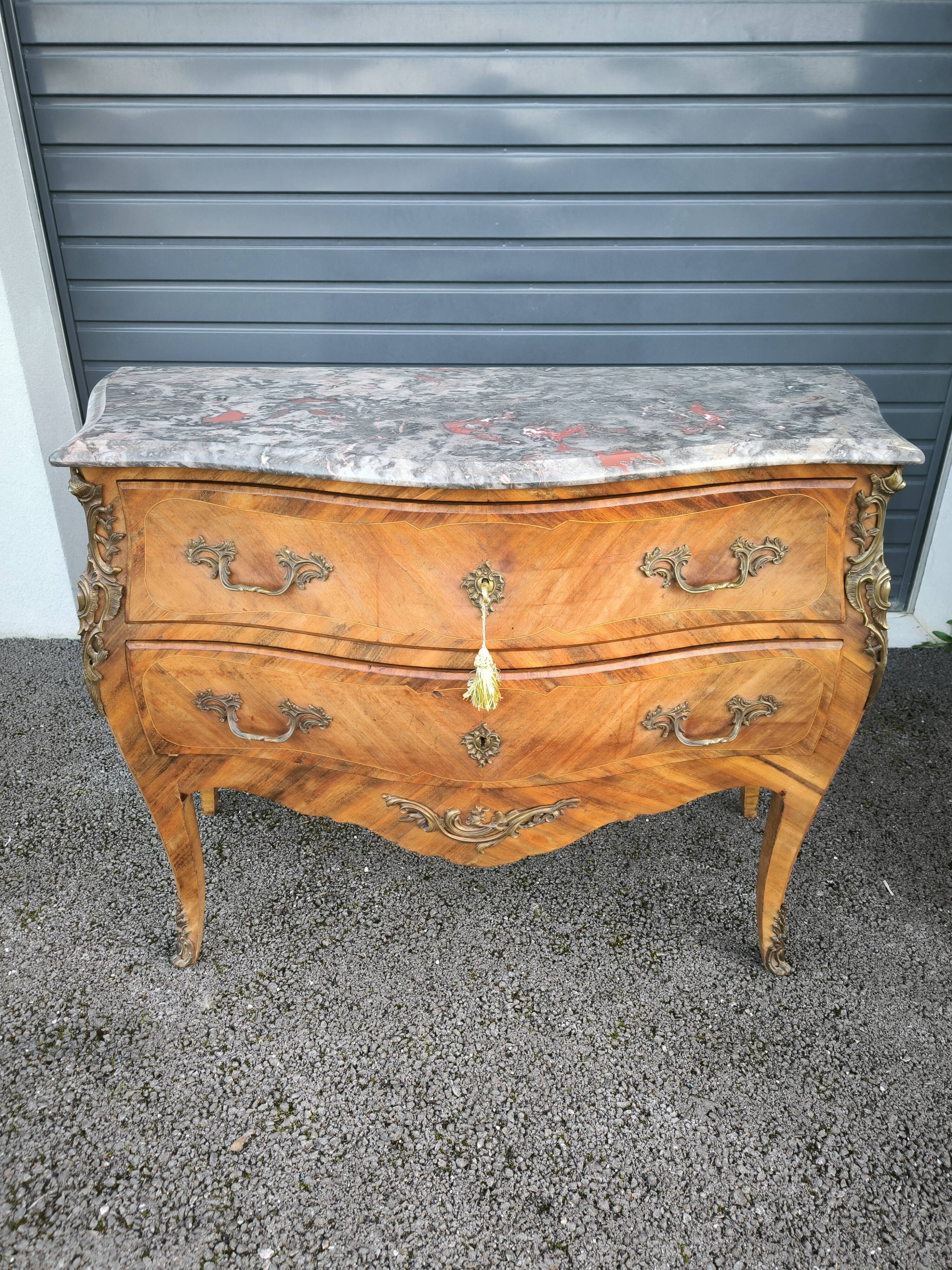 Louis XV style chest of drawers