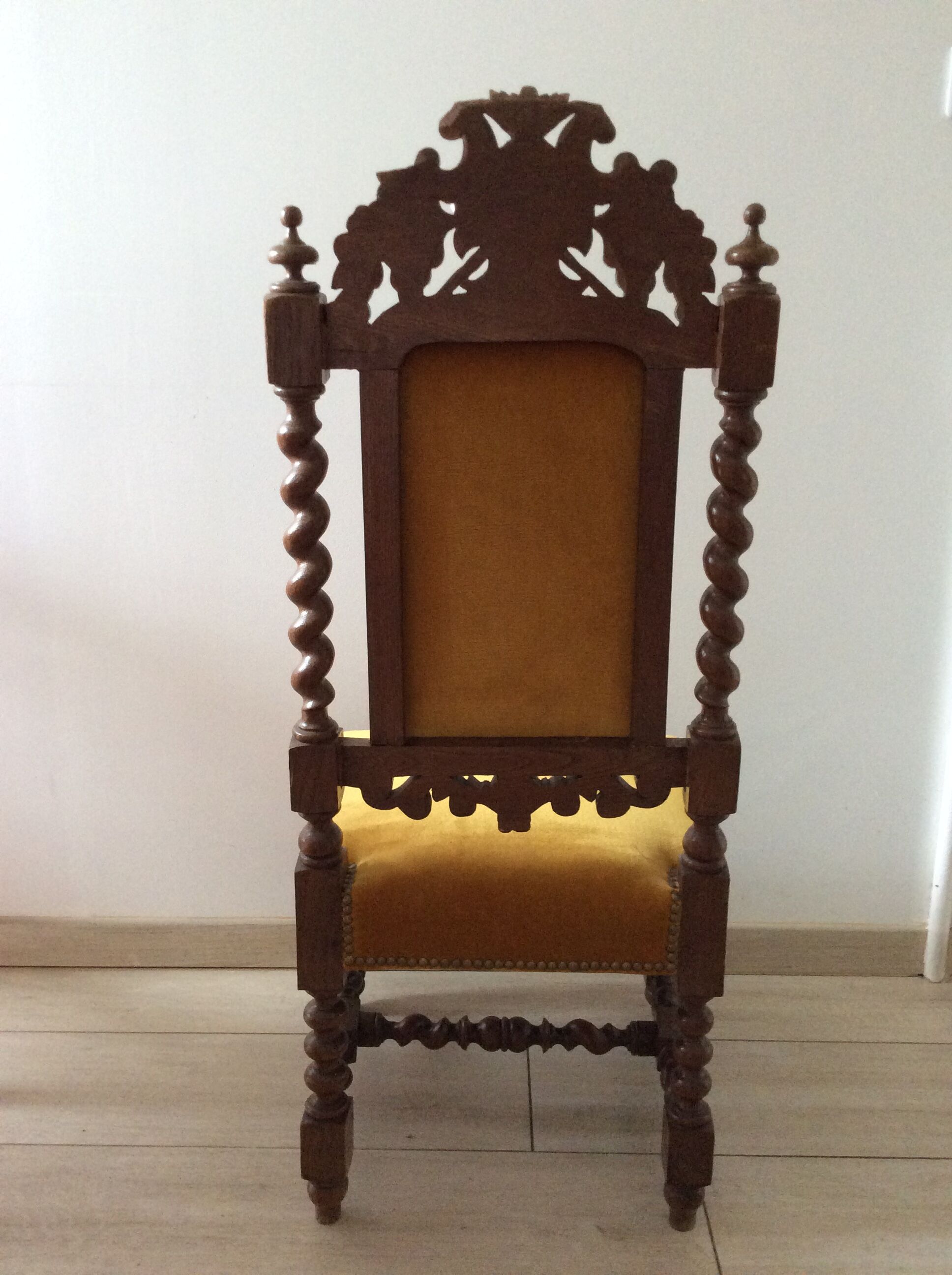 Pair of chairs chauffeurs style Henri II