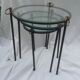 Round nesting tables