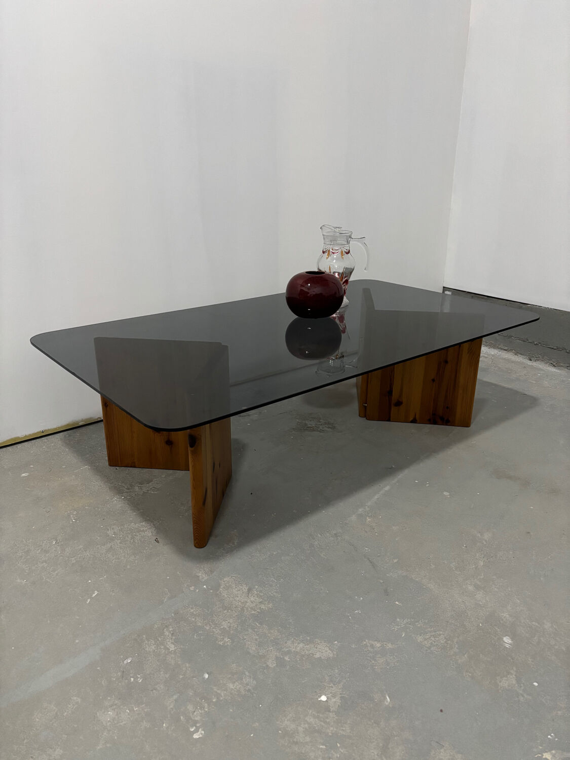 Rectangular coffee table IKEA Sweden model "Lagun" vintage