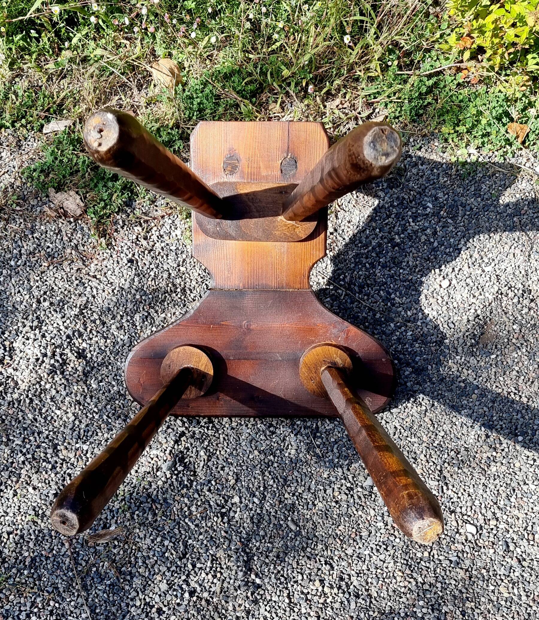 Brutalist chalet chair from the 50s