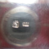 Silver metal ice bucket