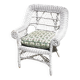 Vintage rattan kids armchair