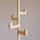 Midcentury Floor Coat Rack Gedy, Makio Hasuike, Italy, 1970s