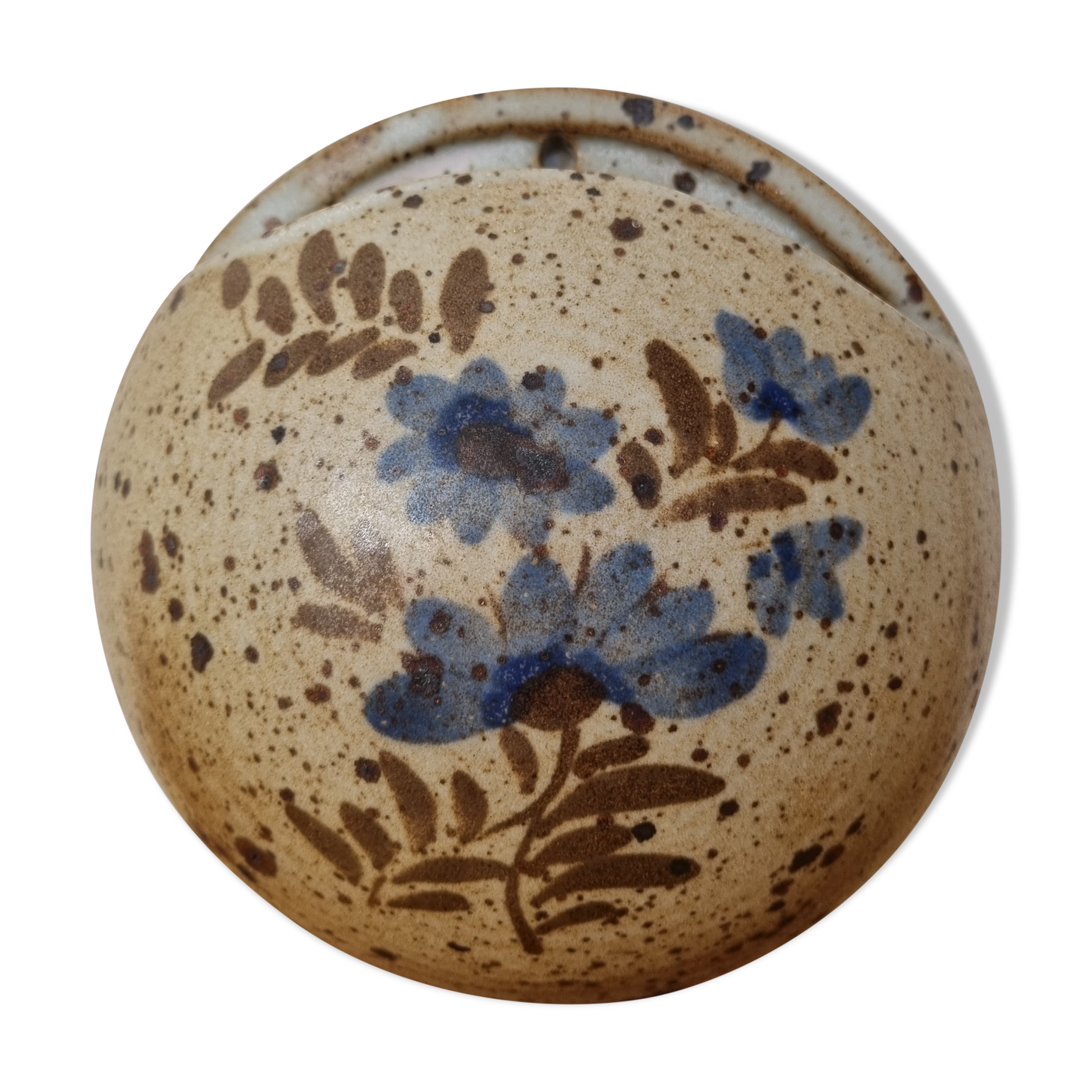 Handmade vintage sandstone wall vase