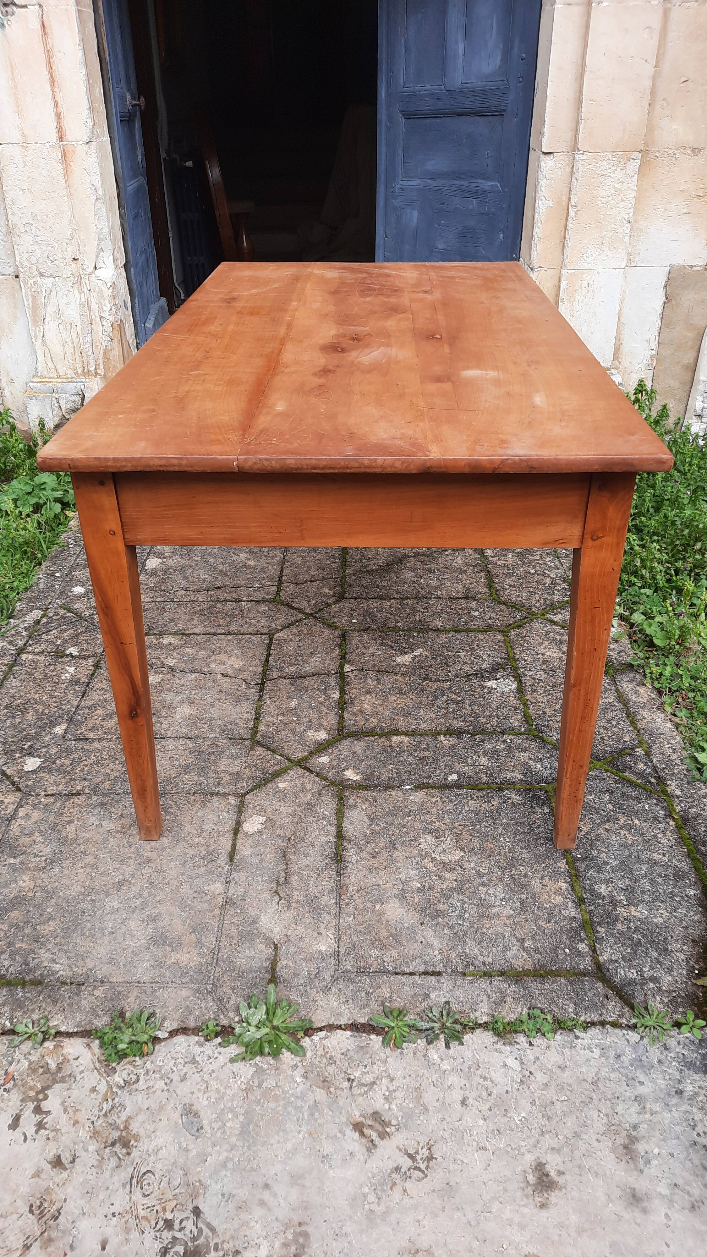 Cherry farm table