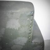 Fauteuil en skai vert