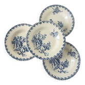 4 deep plates Gien Chardons 260359