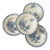 4 assiettes creuses Gien Chardons 260359