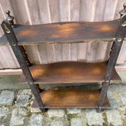 Louis Philippe vintage wall shelf made of solid wood from the 19th century.