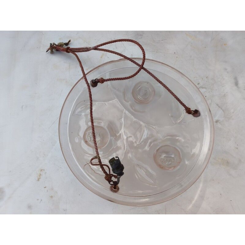 Suspension en verre saumoné
